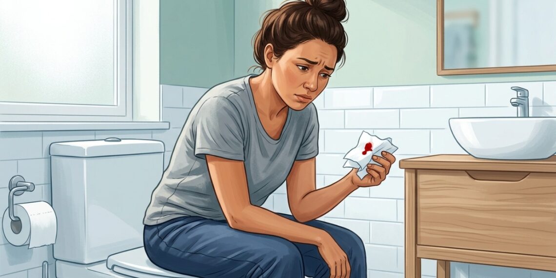 Sangue vermelho vivo no papel higiênico pode ocorrer nas hemorroidas, mas também possui outras possíveis causas.