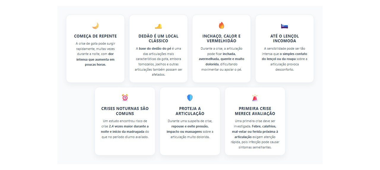 Dor no dedão à noite: 7 sinais típicos de uma crise de gota