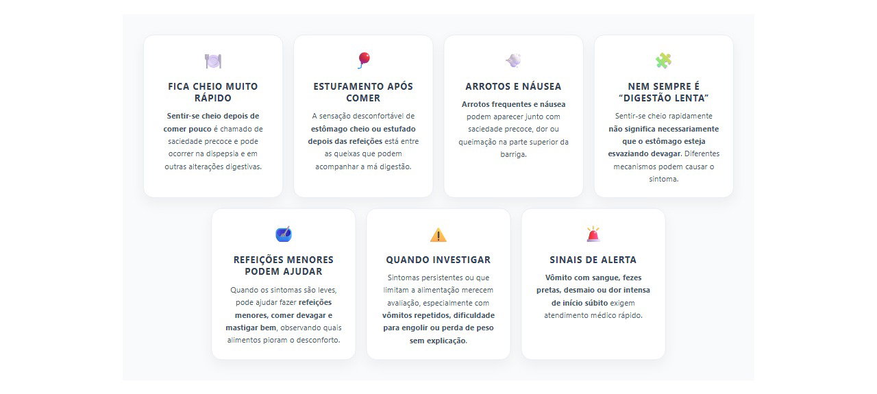 Barriga cheia depois de comer pouco: 7 sinais de que a digestão merece atenção