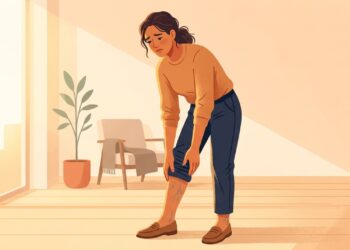 Pernas pesadas após muitas horas em pé podem estar relacionadas às varizes.