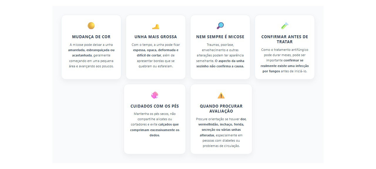 Unha grossa e amarelada: sinais que podem indicar micose