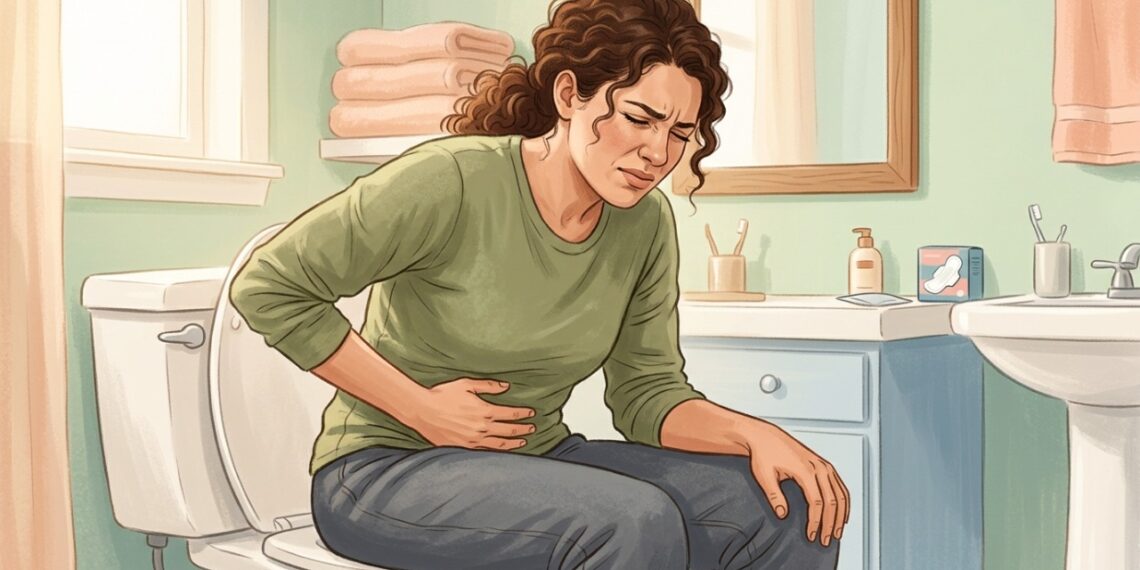 Dor ao evacuar que piora durante a menstruação pode ser uma pista de endometriose.