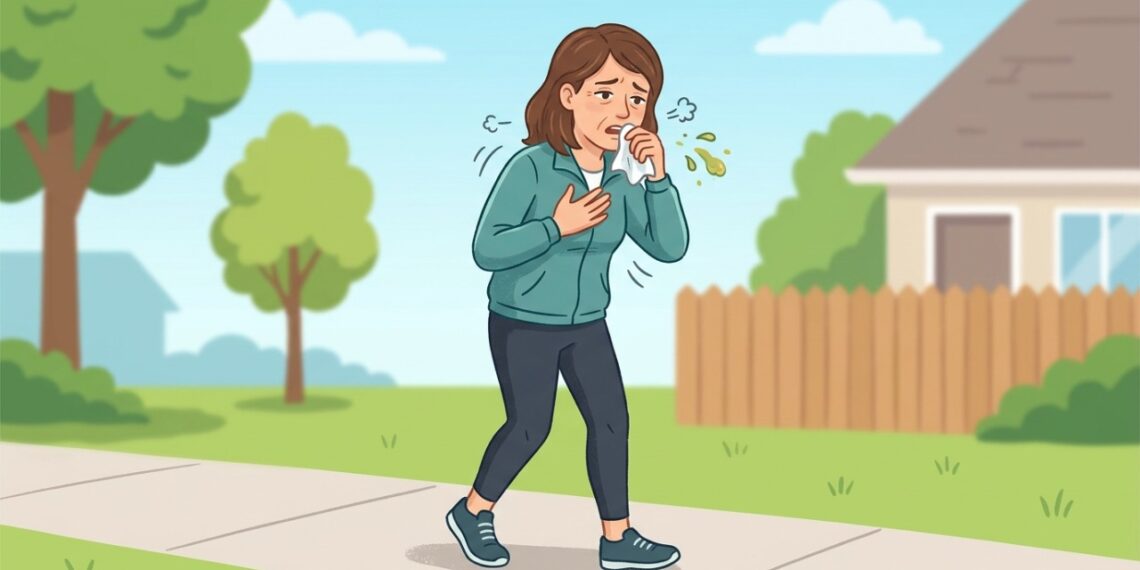 Tosse com catarro frequente e falta de ar ao caminhar podem ser sinais de DPOC.