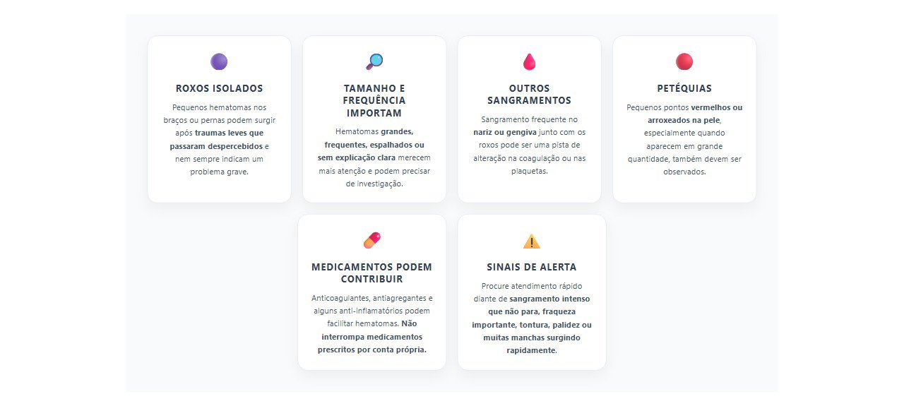 Roxos sem explicação: sinais que merecem investigação