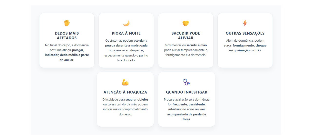 Dormência na mão: sinais que ajudam a identificar túnel do carpo