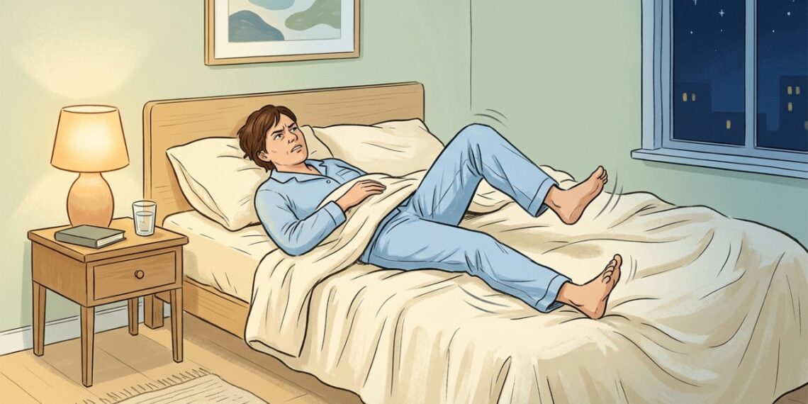Agonia nas pernas ao deitar pode piorar à noite e aliviar ao se levantar.