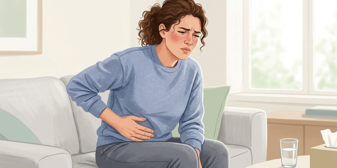 Dor do lado esquerdo da barriga com febre pode indicar algo além de gases.