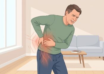 Dor em ondas nas costas que desce para a virilha pode ocorrer na cólica renal.