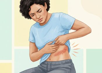 Ardência e formigamento de um lado do corpo podem aparecer antes das bolhas do cobreiro.