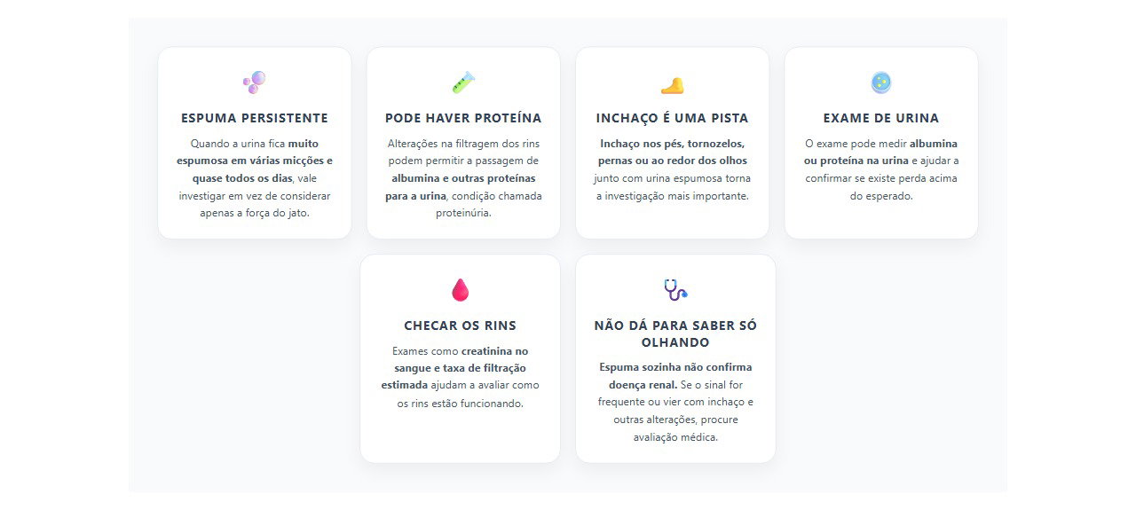 Urina espumosa frequente: sinais de que vale checar proteína na urina
