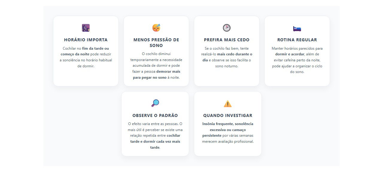 Cochilo no fim da tarde: sinais de que pode estar atrapalhando seu sono