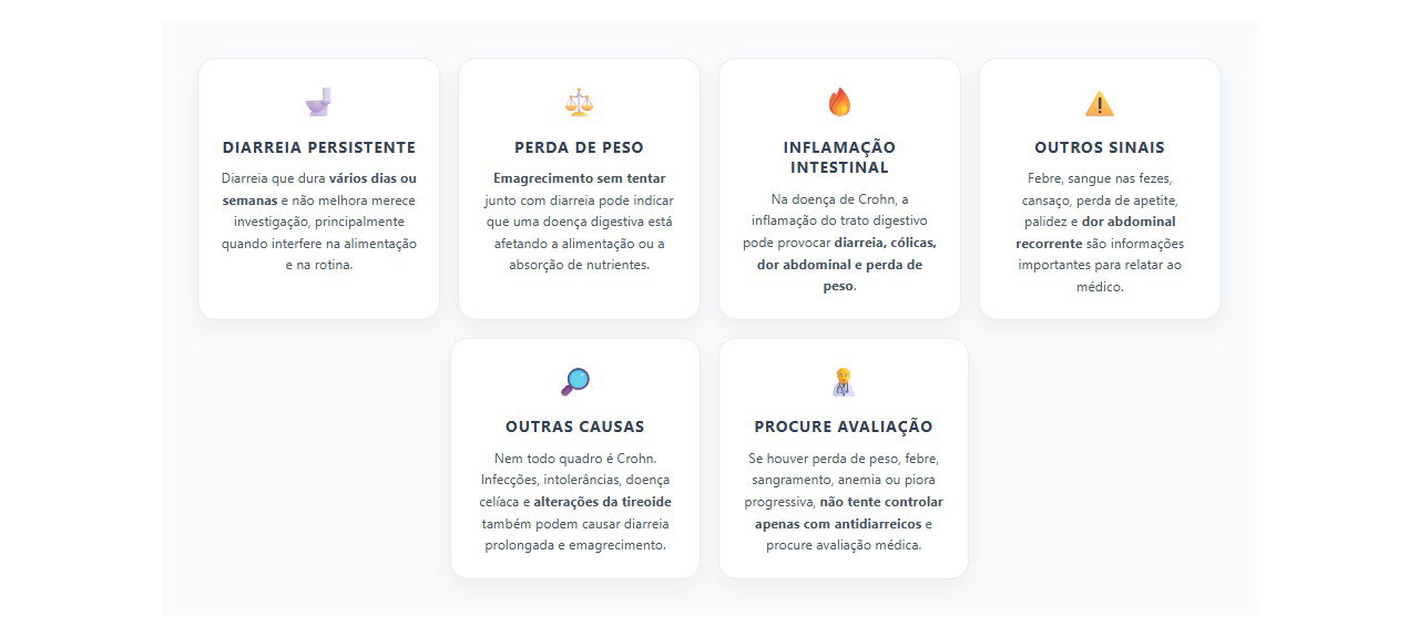 Diarreia persistente e perda de peso: sinais de que o intestino precisa ser investigado