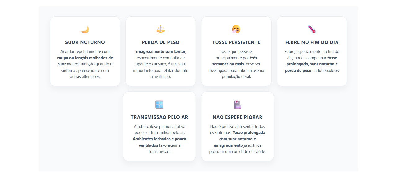 Suor noturno, emagrecimento e tosse: sinais que merecem investigação