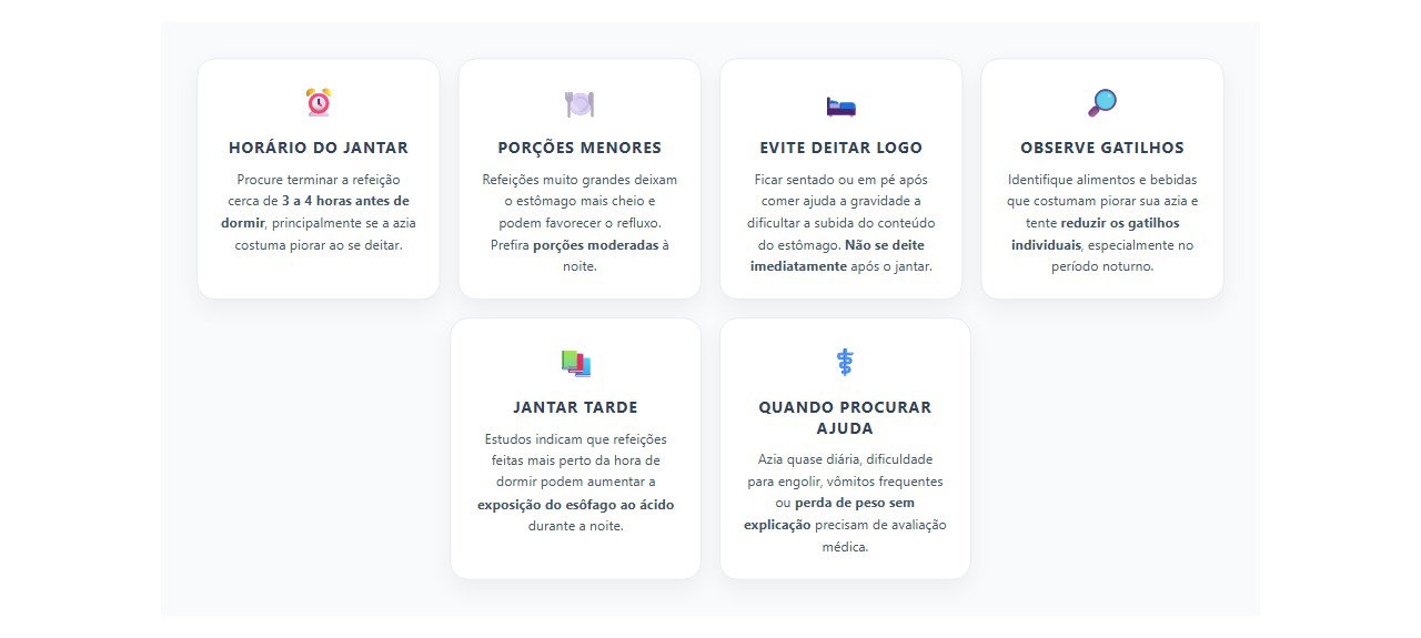 Azia à noite: hábitos que ajudam a reduzir o refluxo