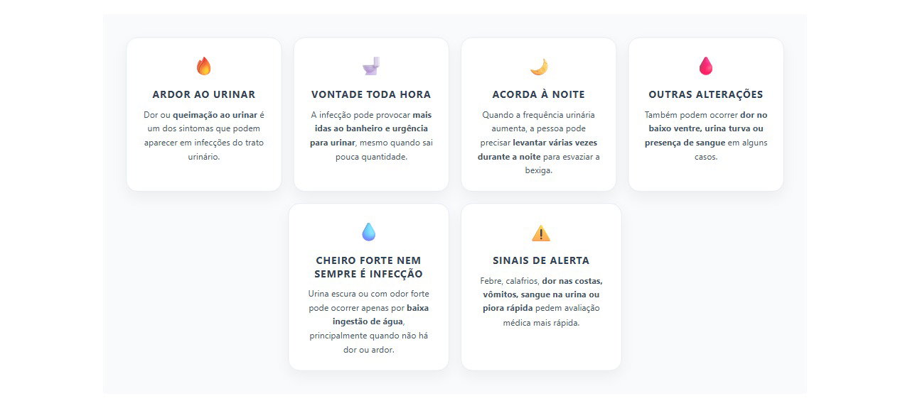 Infecção urinária: sinais que merecem atenção