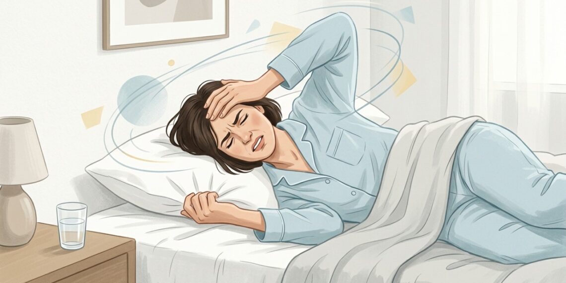 Tontura ao virar na cama pode estar ligada a movimentos específicos da cabeça e ao ouvido interno.
