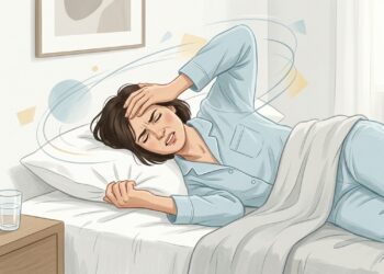Tontura ao virar na cama pode estar ligada a movimentos específicos da cabeça e ao ouvido interno.