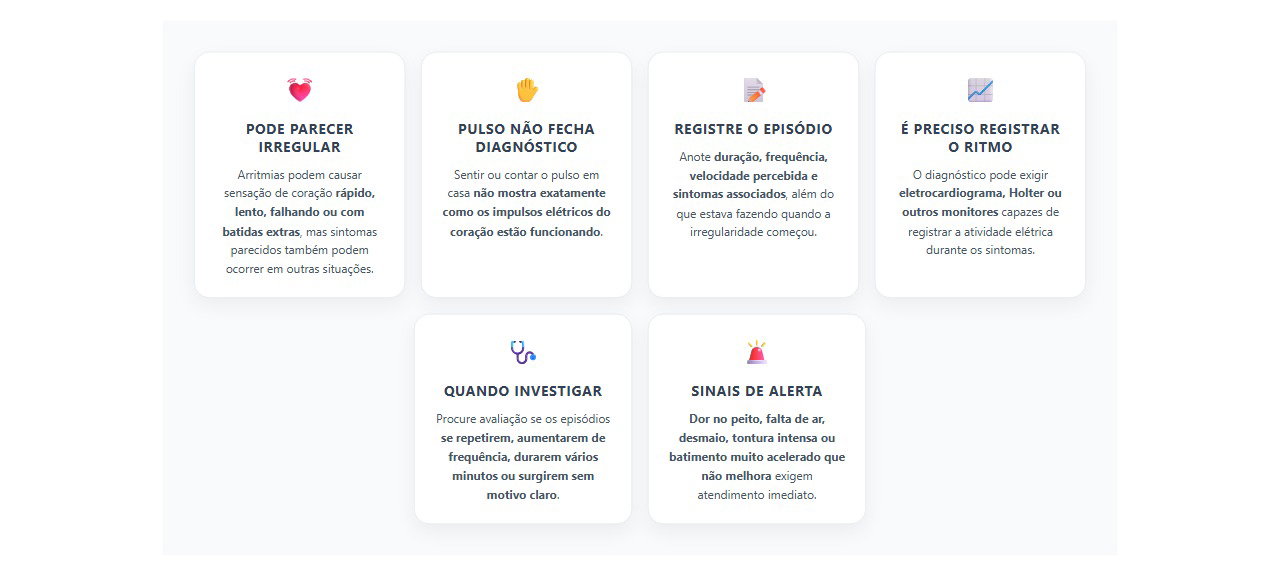 Batimento irregular: por que sentir o pulso não basta para saber a causa