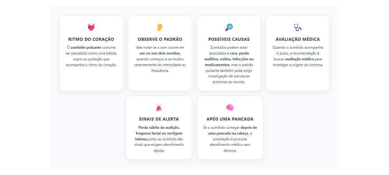 Zumbido pulsante: sinais que merecem atenção
