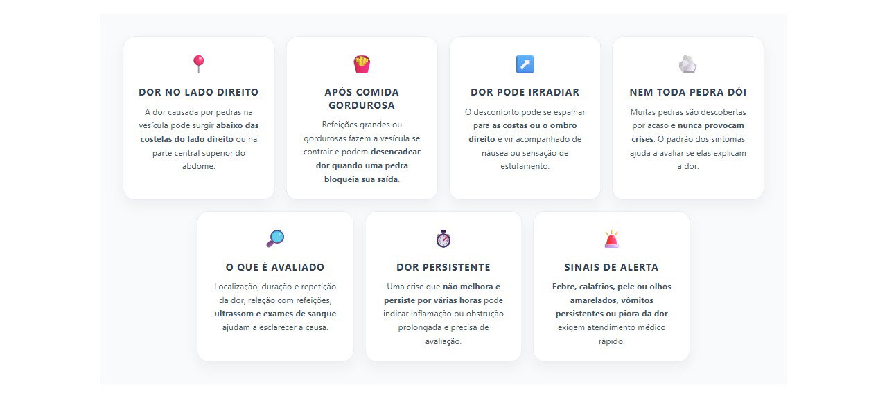 Dor no lado direito após comer: sinais que podem vir da vesícula