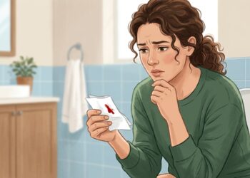 Sangue vermelho vivo no papel e coceira podem estar relacionados a hemorroidas.