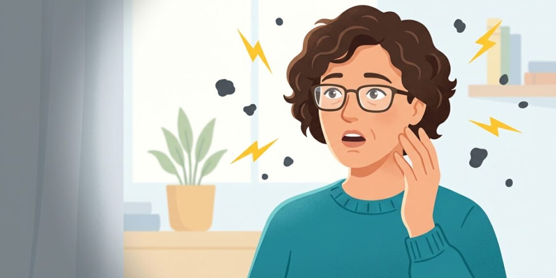 O surgimento súbito de pontos, flashes ou uma sombra na visão pode indicar alteração na retina.