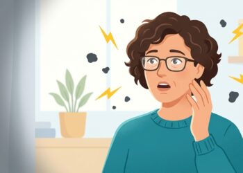 O surgimento súbito de pontos, flashes ou uma sombra na visão pode indicar alteração na retina.