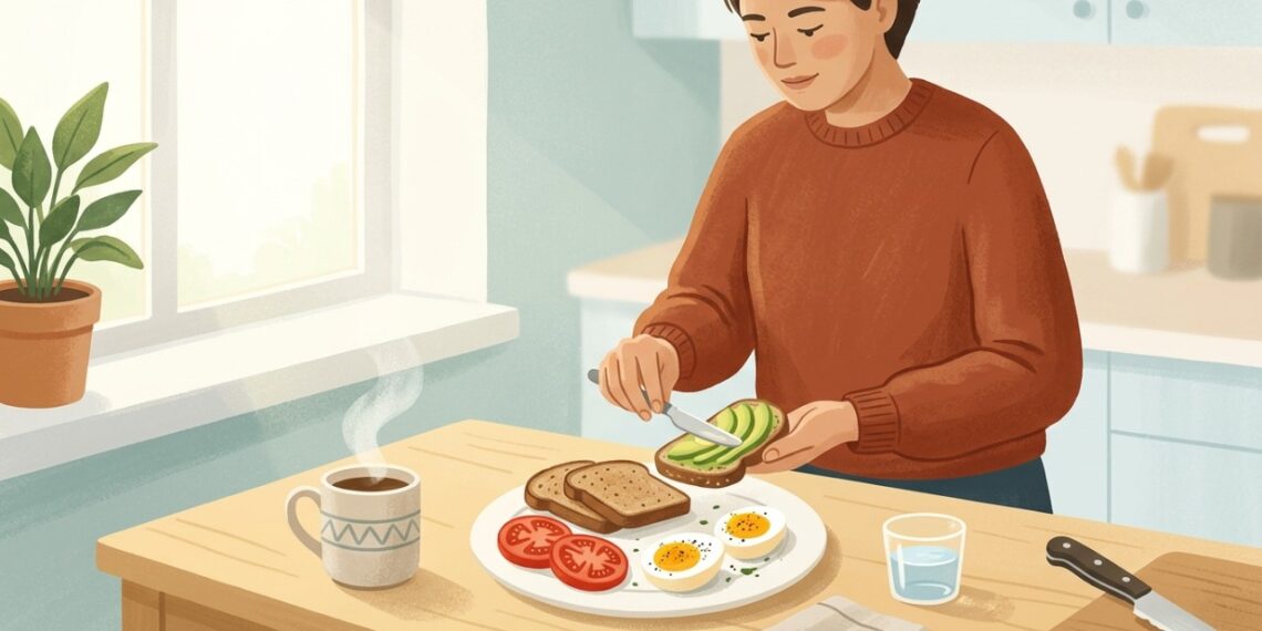 Combinar pão com proteína e fibras pode tornar o café da manhã mais equilibrado para quem tem diabetes.