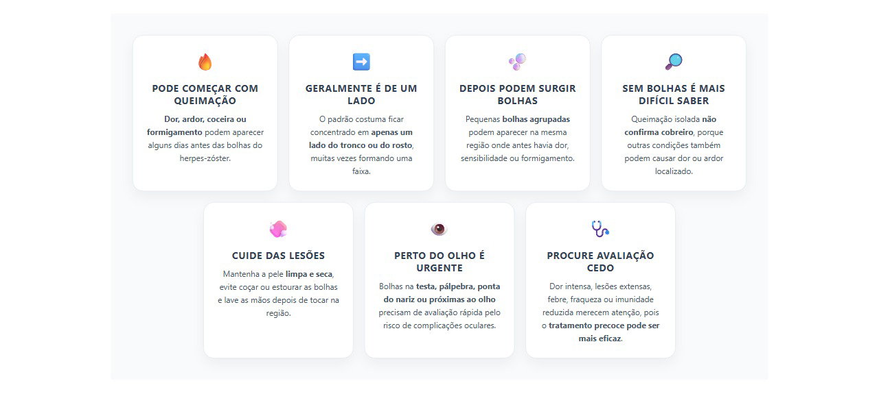 Queimação antes das bolhas: sinais que podem indicar cobreiro