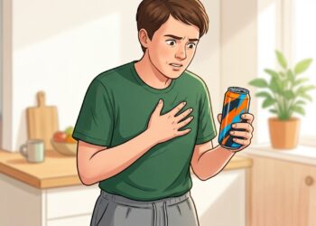 Palpitação após energético pode estar relacionada à quantidade de cafeína e à sensibilidade individual.