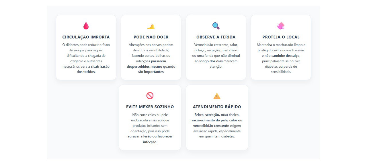 Ferida no pé que não cicatriza: 6 sinais para observar