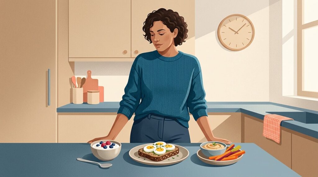 O lanche pode variar conforme a fome, o intervalo até o jantar e as necessidades de cada pessoa.