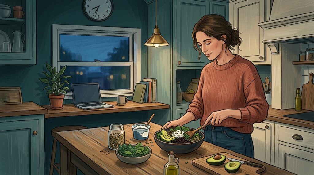 Uma alimentação equilibrada pode apoiar o funcionamento do organismo, mas minerais isolados não substituem hábitos adequados de sono.