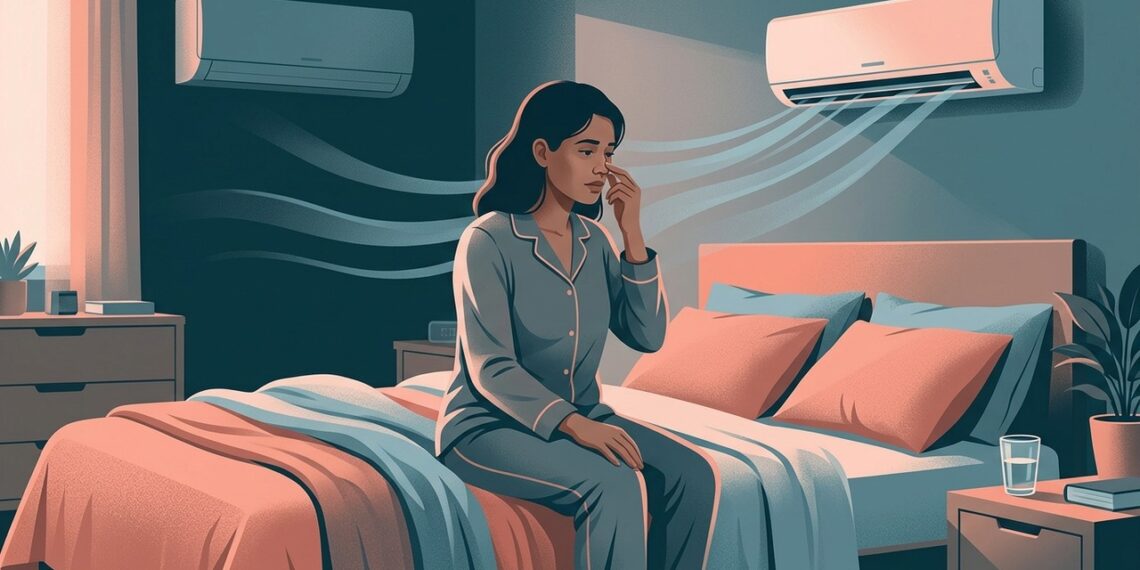 O ar-condicionado fica ligado a noite toda? Veja o que observar ao acordar