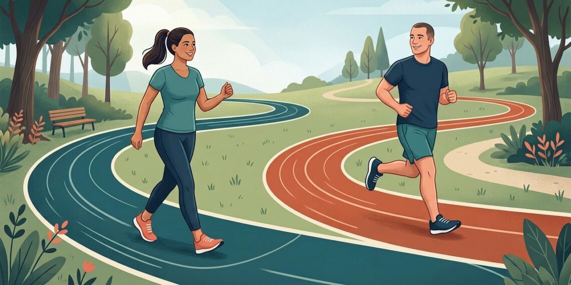 Correr e caminhar não trazem os mesmos benefícios, mas a diferença é menor do que muita gente imagina