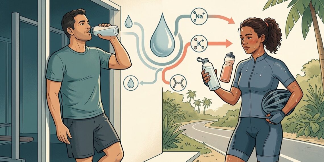 Água de coco ou isotônico após o treino: quando cada um faz sentido