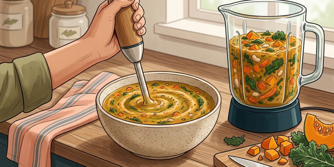 Bater a sopa no liquidificador tira as fibras? Coar faz mais diferença do que bater