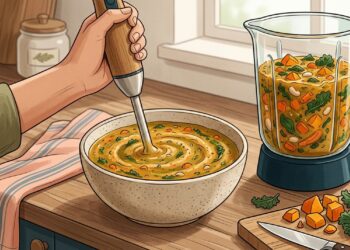 Bater a sopa no liquidificador tira as fibras? Coar faz mais diferença do que bater