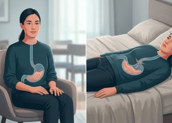 A azia depois de comer não depende apenas de comida gordurosa, mas com frequência de deitar logo após a refeição