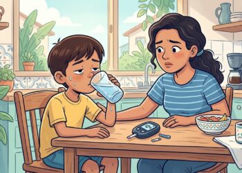 A sede exagerada e o xixi frequente na criança não são só fase ou calor, mas sim os primeiros sinais do diabetes tipo 1