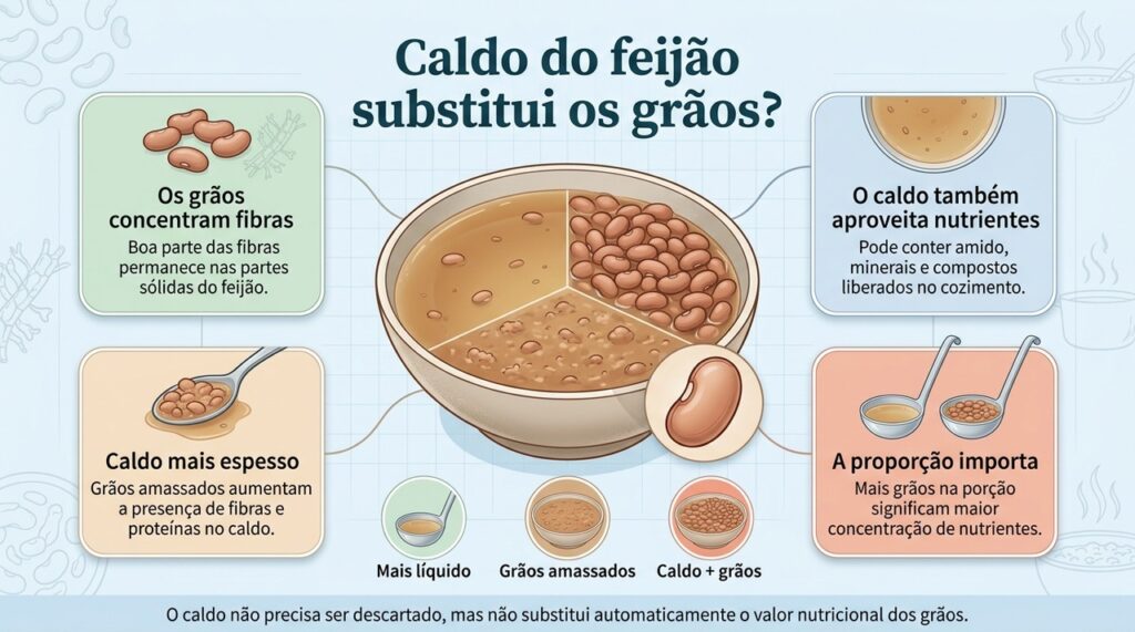 A presença de grãos inteiros ou amassados aumenta principalmente a quantidade de fibras e proteínas da porção.