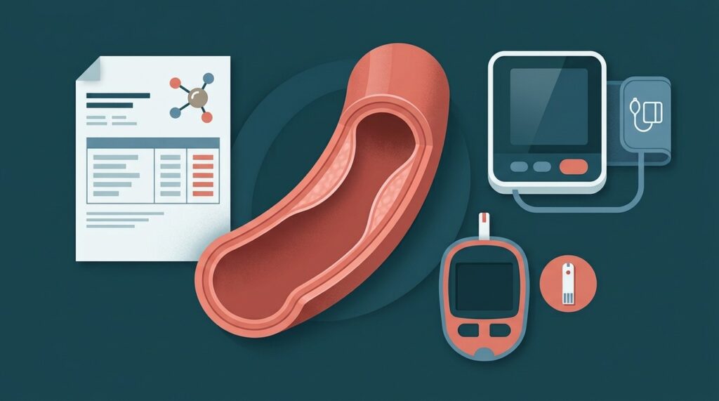 Mesmo com colesterol controlado, pressão alta e glicose elevada podem continuar aumentando o risco cardiovascular.