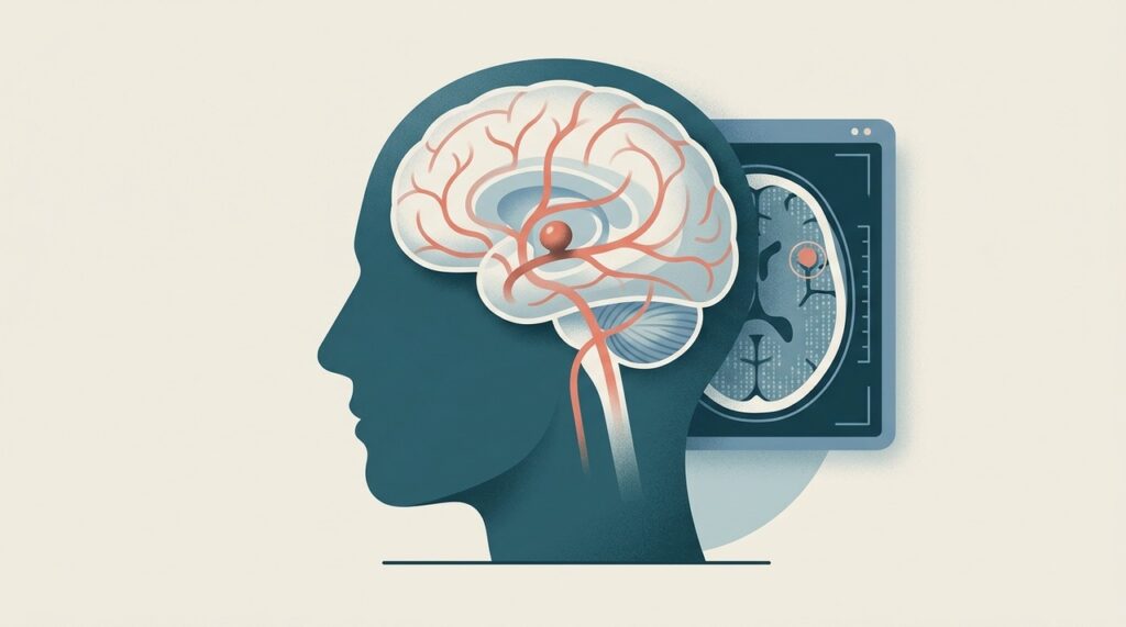 Muitos aneurismas cerebrais são descobertos por acaso em exames de imagem antes de provocar sintomas.