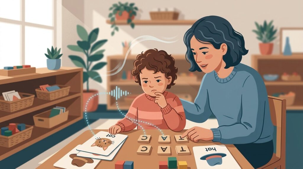 Antes da alfabetização, dificuldades persistentes com sons, rimas e linguagem podem justificar acompanhamento mais próximo.