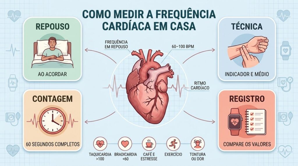 Medir a frequência cardíaca em casa: quando e como fazer? Quais são as falhas mais comuns?