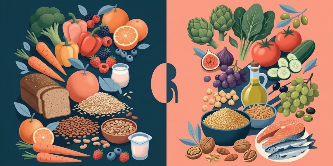 DASH ou mediterrânea? Revisão compara os padrões alimentares mais estudados para a saúde dos rins