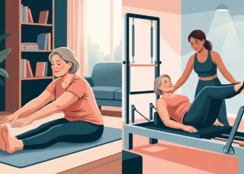 Pilates em casa ou no aparelho? Os dois reduziram sintomas da menopausa em ensaio
