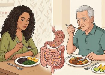 A anemia em mulheres e idosos nem sempre é causada por pouco ferro na comida, mas também pela baixa absorção intestinal, que depende da vitamina C e da saúde do intestino