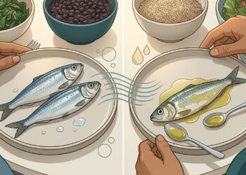 Sardinha em óleo ou em água? O que muda na hora de escolher