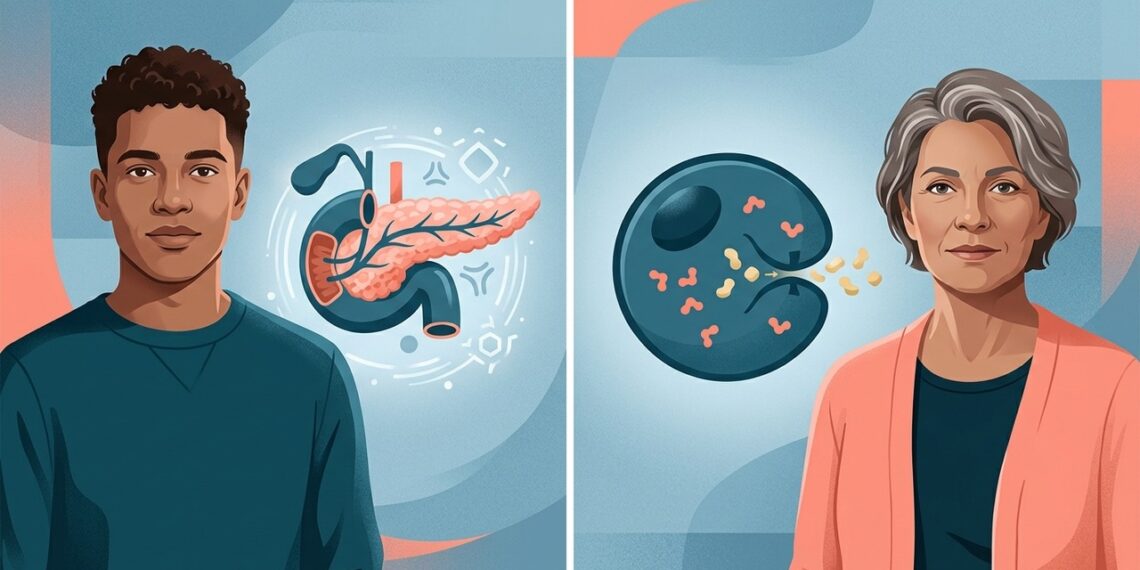 Diabetes tipo 1 e tipo 2 são doenças distintas, com origens, sinais e tratamentos próprios